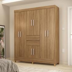 Guarda Roupa Casal 8 Portas 2 Gavetas Munique Demóbile - Amendola Touch