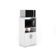 Gabinete para Microondas Laura 2 Portas Branco