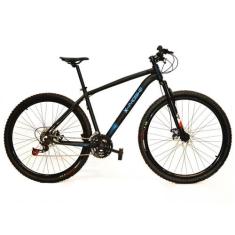 Bicicleta Aro 29 Câmbio Traseiro Shimano 21v Preto e Azul X-PROBIKE, 1