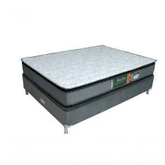 Conjunto Cama Box E Colchão Casal Becflex Pillow
