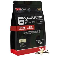 6 Six Bulking Gainers Protein Baunilha 6kg – Bodybuilders