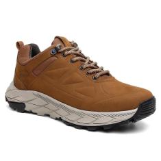 Tênis Masculino Couro Adventure Solado Tratorado Esportivo-Masculino