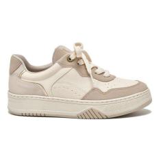 Tenis Via Marte Cordão Preto E Branco-Feminino