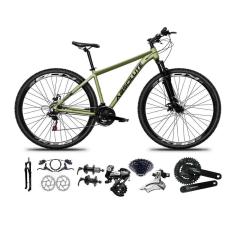 Bicicleta Aro 29 Absolute Nero 5 Câmbios Shimano Altus 24v K7 Freios Hidráulicos Suspensão Trava-Unissex