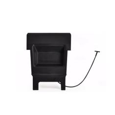 Acabamento Tampa Spoiler Astra Dianteiro Direito Preto