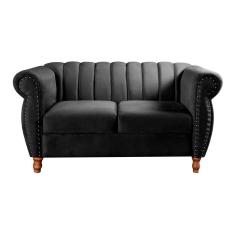 Sofá Realeza Namoradeira Chesterfield Decoração Vintage Retrô