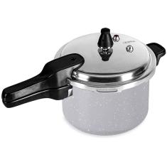 Panela de Pressão Indução Antiaderente Brinox 4,2L Ceramic Life Super Gris Cinza 4954/101