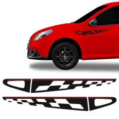Kit Faixa Sandero Gt Line 2013 Adesivo Lateral Decorativo - SPORTINOX