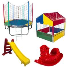 Pula Pula Trampolim Cama Elástica 1,83m Barraquinha Piscina de Bolinha