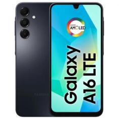 Samsung Galaxy A16 256 GB + 8 GB RAM  Tela 6,7" AMOLED  Câmera de 50 M