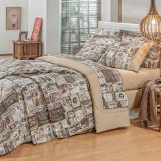 Jogo de Cama Malbec Casal Queen 4 Peças - Bordados Ricardo