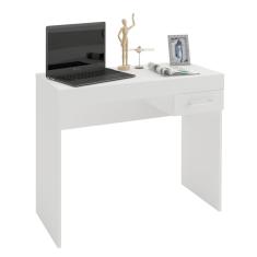 Escrivaninha P/ Notebook Cooler Branco Com 1 Gaveta Artely