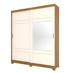 Guarda Roupa Casal Turin Nature Off White - Henn