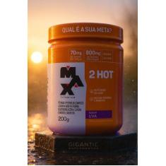 Termogênico Max Titanium 2HOT 200g  Energia, Foco e Performance nos Tr