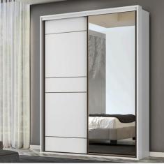 Guarda-Roupa Solteiro 2 Portas 3 Gavetas 100% MDF Qualita - Belmax