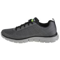 Skechers, Track - Sapato de caminhada Moulton masculino, Carvão/Preto, 11.5