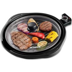 Grill Redondo Mondial Smart Grill G-04 Preto