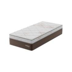 Colchão Solteiro Londres Molas Ensacadas (26x88x188) Marrom e Branco