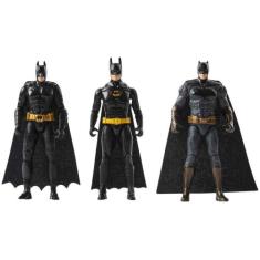 Boneco Batman Pack Especial de Aniversário 85 Anos - 7,5cm 3 Unidades 