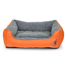 Cama Dupla Face para Cachorro e Gato Pet - Bichinho Chic, Laranja, M