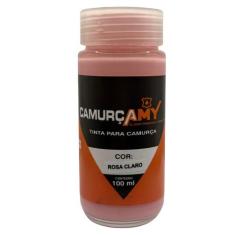 Tinta Para Camurça e Nobuck 100ml - AMY - Para calçados, Rosa claro