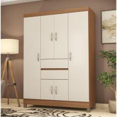 Guarda Roupa 6 Portas Pescara Amendola Off-white