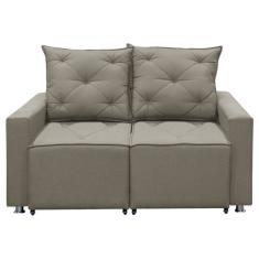 Sofá Retrátil 2 Lugares Bariloche 1.60cm Shop Das Cabeceiras Carvalho