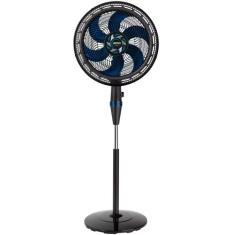 Ventilador De Coluna Arno Xtreme Force Breeze Vb4c 40 Cm Com 3 Velocidades E 6 Pás Preto/azul 220v