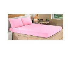 Lençol de Malha Casal Super King Venesa, Rosa Claro