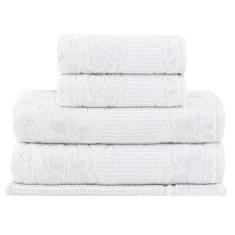 Buddemeyer Jogo de Toalhas Lollipop Banho Cinza 5 peças