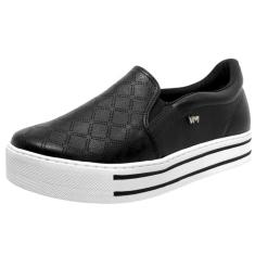 Tênis Feminino Slip On Casual Microfuros  Via Marte