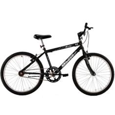 Bicicleta Aro 24 Masculina Menino Sem Marcha Preta - Moove