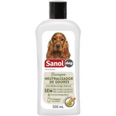 Shampoo Sanol Dog Neutralizador de Odores para Cães e Gatos - 500 mL