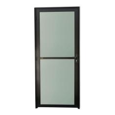 Porta Vidrão Super 25 Vidro Boreal 210cm x 90cm Brimak Preto