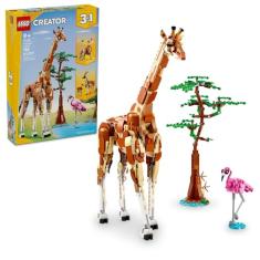 LEGO® Creator 3 em 1 – Animais Selvagens do Safari Brinquedos Educativos para Criança 31150