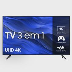 Smart TV Samsung 58 uhd 4K 58CU7700 2023, Processador Crystal 4K, Gaming Hub Tela sem Limites