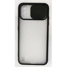 Capa Capinha Protege Camera Galaxy a01 tela 5.7 Premium - sem, preto