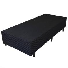 Box Solteiro Veneza Umaflex, PRETO