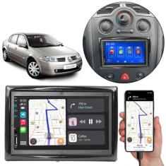 Kit Multimídia Mp5 Megane 2007 A 2013 7 Pol Touch-screen Carplay + Câm