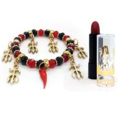 Kit Batom e Perfume da Pomba Gira Entidade Umbanda - Flash