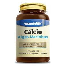 Vitaminlife Cálcio - Algas Marinhas (Algas Lithothamnion Vitamina D3 E Vitamina K2)