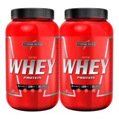 2 Nutri Whey Isolado Concentrado Suplemento em Po Protein - Integralme