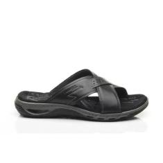 Chinelo Sandália Masculino Pegada Couro 131661 Original, 40, Preto