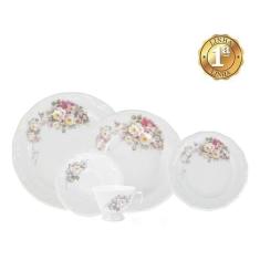 Aparelho De Jantar E Chá Porcelana 30 Peças Eterna Schmidt - Porcelana