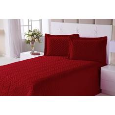 Kit Clean Solteiro 03 Peças- Vermelho