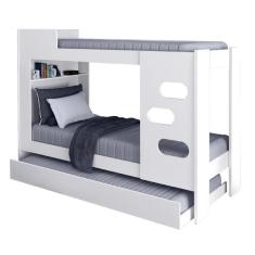 Beliche Floripa com Cama Auxiliar para Colchão 0,88m J&A Branco