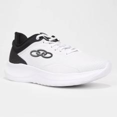 Tênis Olympikus Zex Masculino - Branco e Preto-Masculino