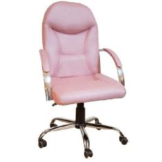 Cadeira Escritório Presidente Giratória Rosê Gold Reclínio