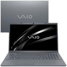 Notebook VAIO® FE15 AMD® Ryzen 5 -5500U Linux 16GB 256GB SSD Full HD - Prata Titânio