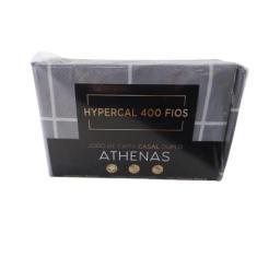 Jogo de Cama Casal 400 Fios Hypercal 4 Pçs Várias Estampas - Tuca Casa